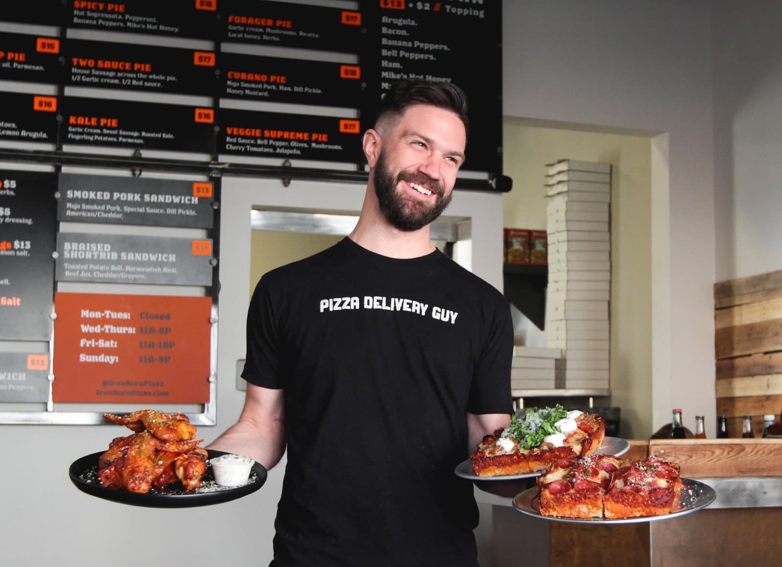 Pete Tolman, owner of Iron Born Pizza